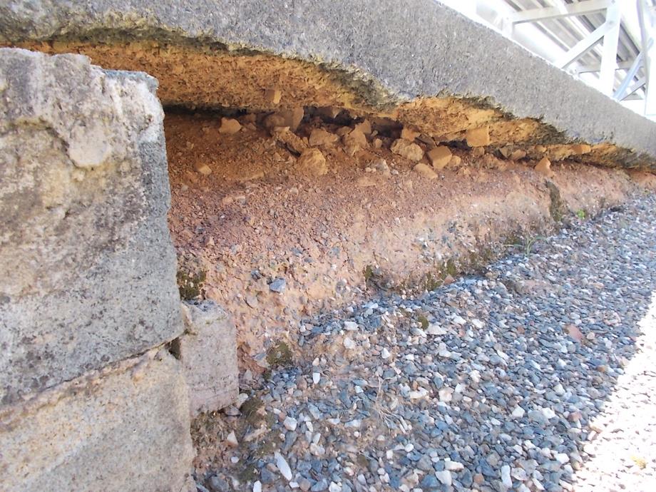 Bessemer City High School Drainage (Before)